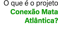 O que  o projeto Conex o Mata Atl ntica?